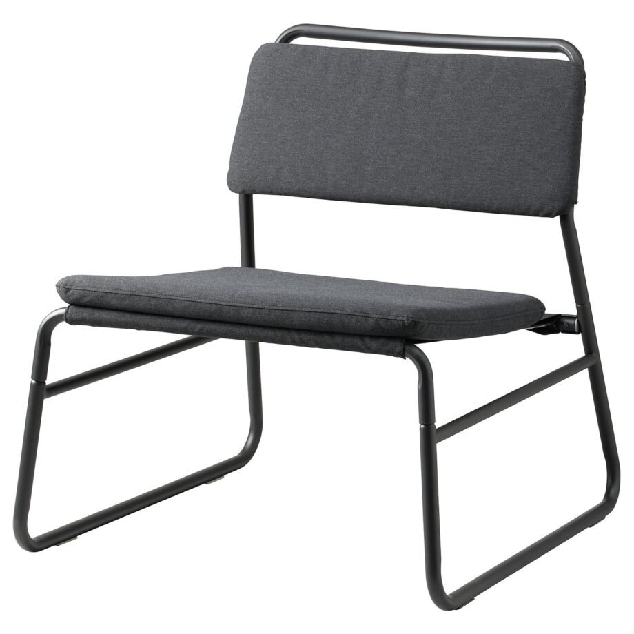 LoungeLite – Easy chair, Vissle dark grey