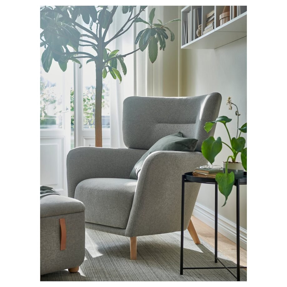 WingHaven – Wing chair, Tibbleby beige/grey