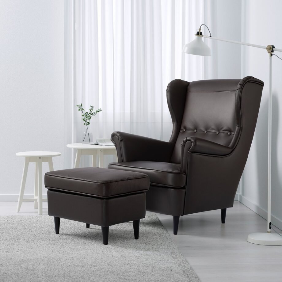 FootEase 3 – Footstool, Grann/Bomstad dark brown