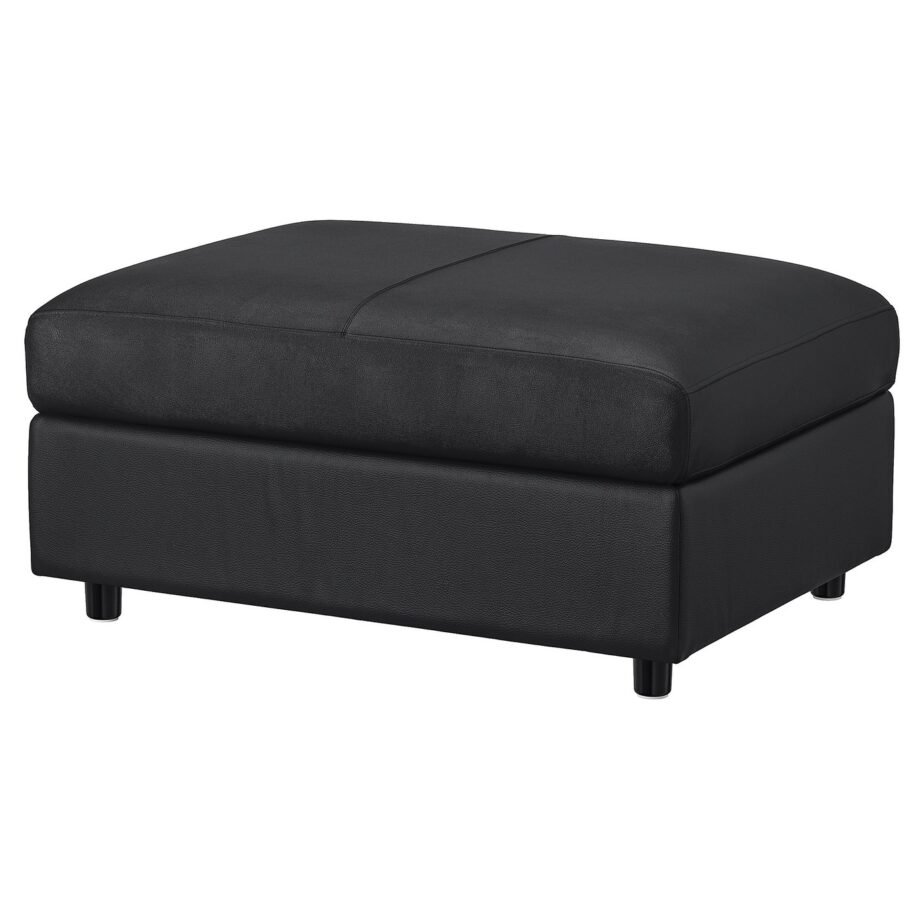 FootStore 2 – Footstool with storage, Grann/Bomstad black